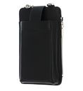 SEIDENFELT MANUFAKTUR Medja Cellphone Bag Structure Black