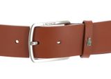 LACOSTE Casual 35 Raw Edges Stitched Belt W125 Camel LACOSTE Casual 35 Raw Edges Stitched Belt W125 Camel