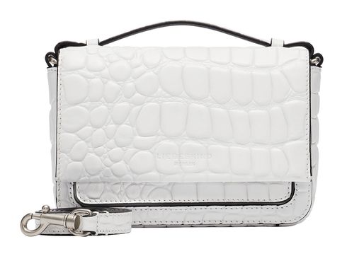 LIEBESKIND BERLIN Lea Waxy Croco Crossbody XS Paperwhite