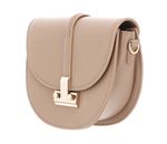 SEIDENFELT MANUFAKTUR Giora Saddle Bag Powder Taupe / Gold SEIDENFELT MANUFAKTUR Giora Saddle Bag Powder Taupe / Gold