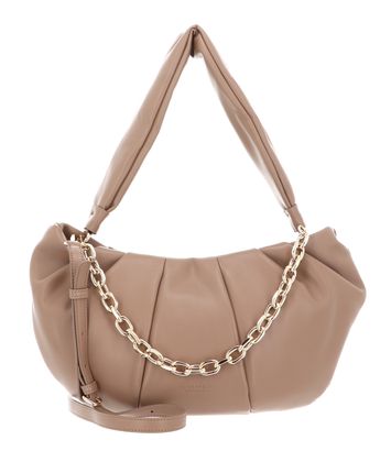 SEIDENFELT MANUFAKTUR Stranda Shoulder Bag Powder Taupe / Gold