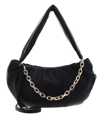 SEIDENFELT MANUFAKTUR Stranda Shoulder Bag Black / Gold