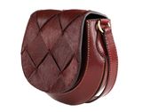THE BRIDGE Bettina Intreccio Wow Crossbody Bag M Chianti Bordeaux Oro THE BRIDGE Bettina Intreccio Wow Crossbody Bag M Chianti Bordeaux Oro
