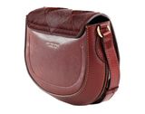 THE BRIDGE Bettina Intreccio Wow Crossbody Bag M Chianti Bordeaux Oro THE BRIDGE Bettina Intreccio Wow Crossbody Bag M Chianti Bordeaux Oro
