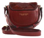THE BRIDGE Bettina Intreccio Wow Crossbody Bag XS Chianti Bordeaux Oro THE BRIDGE Bettina Intreccio Wow Crossbody Bag XS Chianti Bordeaux Oro