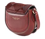 THE BRIDGE Bettina Intreccio Wow Crossbody Bag XS Chianti Bordeaux Oro THE BRIDGE Bettina Intreccio Wow Crossbody Bag XS Chianti Bordeaux Oro