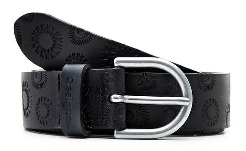 Desigual Accessories Leather Belt W85 Black