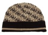 GUESS Vezzola Knit Beanie M Beige / Brown GUESS Vezzola Knit Beanie M Beige / Brown
