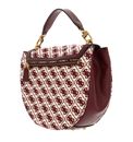 GUESS Izzy Flap Saddle Bag Merlot Logo GUESS Izzy Flap Saddle Bag Merlot Logo