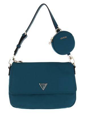 GUESS Eco Gemma Top Zip Shoulder Bag Teal