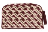 GUESS Trousse Double Zip Cosmetic Bag Merlot