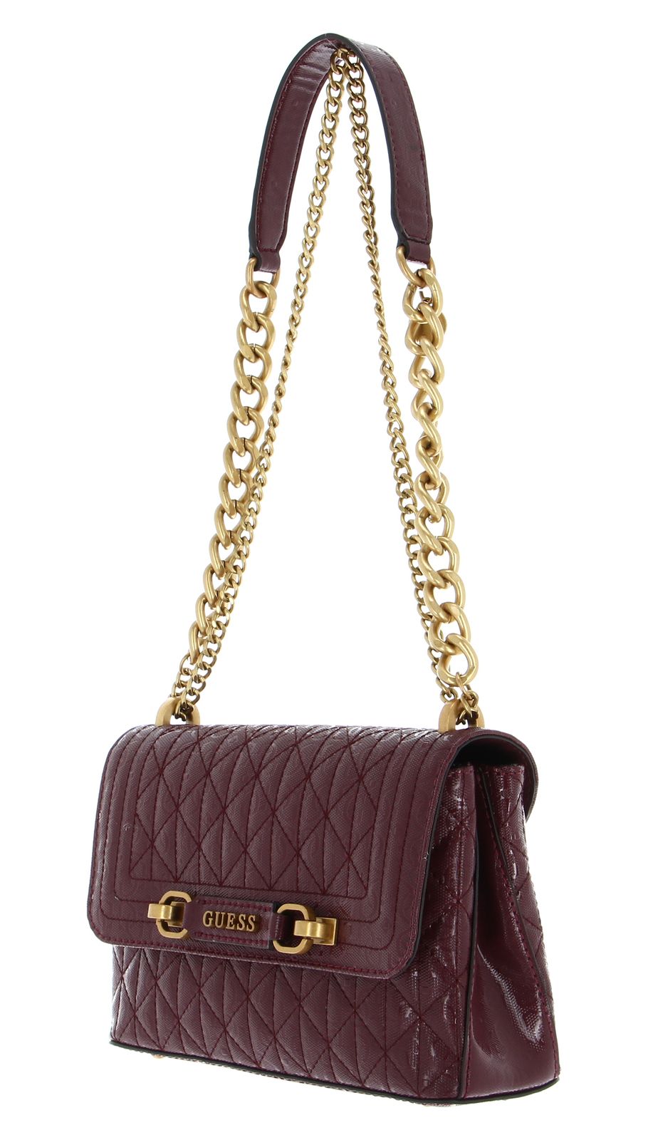 Guess Aveta Mini Top Shoulder Bag - Red