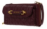 GUESS Aveta Mini Crossbody Flap Organizer Merlot GUESS Aveta Mini Crossbody Flap Organizer Merlot