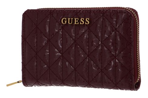 GUESS Aveta SLG Medium Zip Around Wallet Merlot