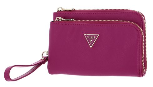 GUESS Double Flat Pouch Boysenberry