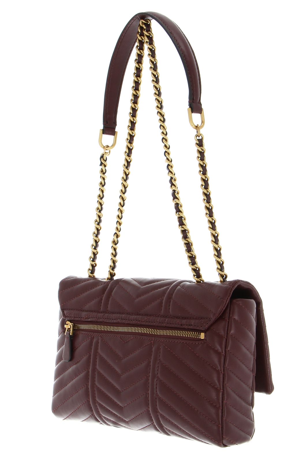 GUESS shoulder bag Lovide Convertible Xbody Flap Merlot | Buy bags  