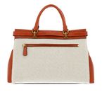 GUESS Sestri Luxury Satchel Natural / Orange