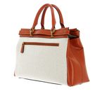 GUESS Sestri Luxury Satchel Natural / Orange
