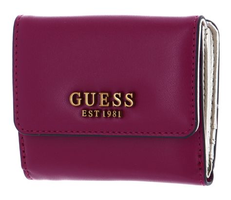 GUESS Laurel SLG Card & Coin Purse Boysenberry