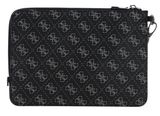 GUESS Vezzola Eco Flat Wristlet Dark Black GUESS Vezzola Eco Flat Wristlet Dark Black