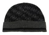 GUESS Vezzola Knit Beanie L Black / Dark Black GUESS Vezzola Knit Beanie L Black / Dark Black