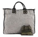 CAMPOMAGGI Shopping Bag L Naturale + Oro + T / Grigio CAMPOMAGGI Shopping Bag L Naturale + Oro + T / Grigio