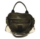 CAMPOMAGGI Shopping Bag S Naturale + Oro + T / V.Militare