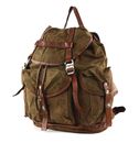 CAMPOMAGGI Saturno Backpack V.Militare + T / Cognac