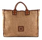 CAMPOMAGGI Shopping Bag L Naturale + Oro + T / Cognac CAMPOMAGGI Shopping Bag L Naturale + Oro + T / Cognac