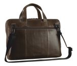 LEONHARD HEYDEN Porto Zip Briefcase 1 Compartment Greybrown LEONHARD HEYDEN Porto Zip Briefcase 1 Compartment Greybrown