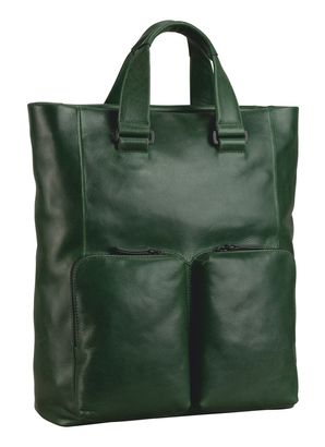 LEONHARD HEYDEN Porto Tote Bag / Backpack Bottle Green