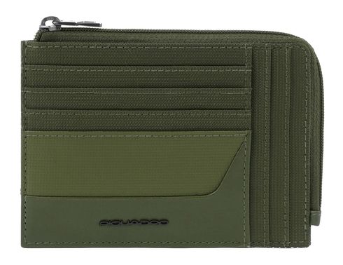 PIQUADRO Piquadro Collection Zipper Coin Pouch RFID Green