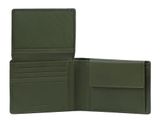 PIQUADRO Piquadro Collection Classic Wallet with Coin Pocket RFID Green PIQUADRO Piquadro Collection Classic Wallet with Coin Pocket RFID Green