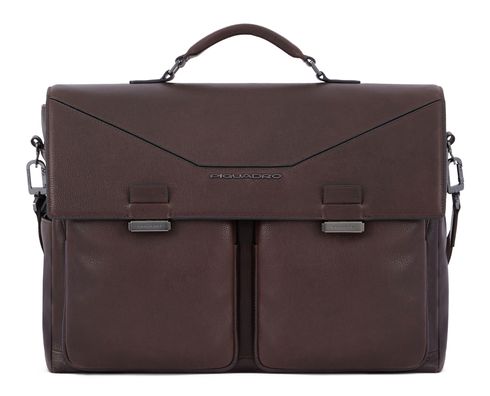 PIQUADRO Rhino Computer 1 Handle Briefcase Dark Brown