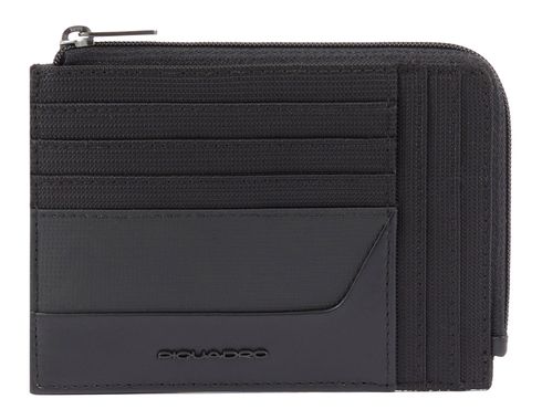 PIQUADRO Piquadro Collection Zipper Coin Pouch RFID Black