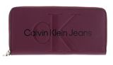 Calvin Klein Long Zip Around Wallet Amaranth Calvin Klein Long Zip Around Wallet Amaranth