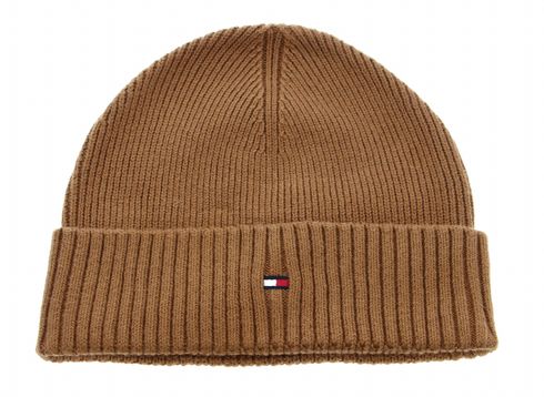 TOMMY HILFIGER Essential Flag Beanie Desert Khaki