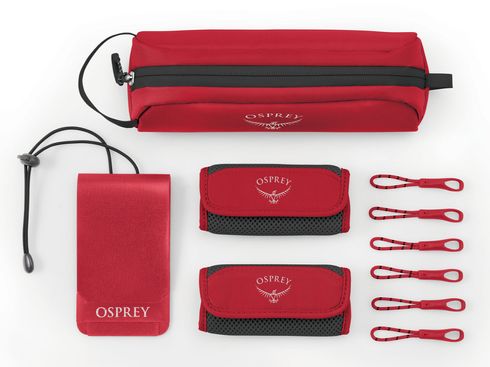 Osprey Luggage Customization Kit Poinsettia Red