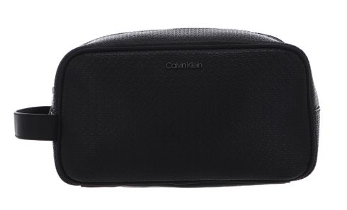 Calvin Klein Minimalism Mono Washbag Black / Tonal Mono