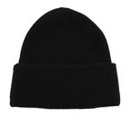 Calvin Klein Leather Patch Docker Beanie CK Black