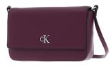 Calvin Klein CKJ Minimal Monogram Wallet With Strap Amaranth