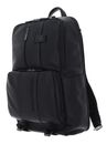 PIQUADRO Urban Two Compartment Computer Backpack Nero