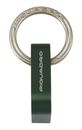 PIQUADRO Blue Square Key Chain With Triangular Carabiner Hook Verde PIQUADRO Blue Square Key Chain With Triangular Carabiner Hook Verde