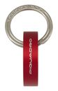 PIQUADRO Blue Square Key Chain With Round Carabiner Hook Rosso PIQUADRO Blue Square Key Chain With Round Carabiner Hook Rosso