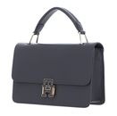 TOMMY HILFIGER Pushlock Leather Crossover Bag Grey