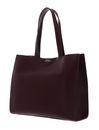 TOMMY HILFIGER Pushlock Leather Tote Rouge TOMMY HILFIGER Pushlock Leather Tote Rouge
