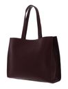 TOMMY HILFIGER Pushlock Leather Tote Rouge TOMMY HILFIGER Pushlock Leather Tote Rouge