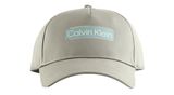 Calvin Klein Layered Logo BB Cap Grey Fog Calvin Klein Layered Logo BB Cap Grey Fog