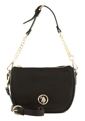 U.S. POLO ASSN. Houston Mini Round Hobo Bag Black