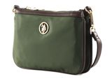 U.S. POLO ASSN. Houston Double Flat Crossbody Bag Green